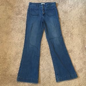 Lauren Conrad Super High Rise Flair Jeans